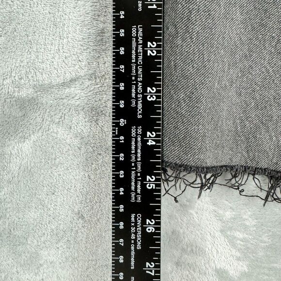 Levis 501XX Jeans Mens 32x26 Faded Black 5 Pocket Button Fly Distressed Frayed - Picture 15 of 16